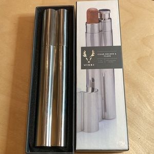 Stainless steel cigar holder & flask